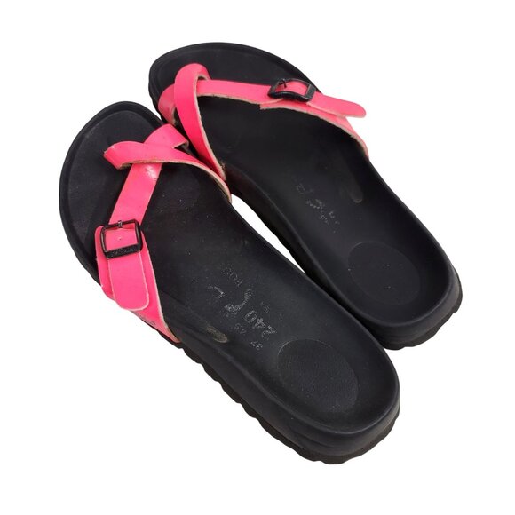 Betula Slide Sandals Women's Size 6.5 Pink Black - Picture 3 of 6